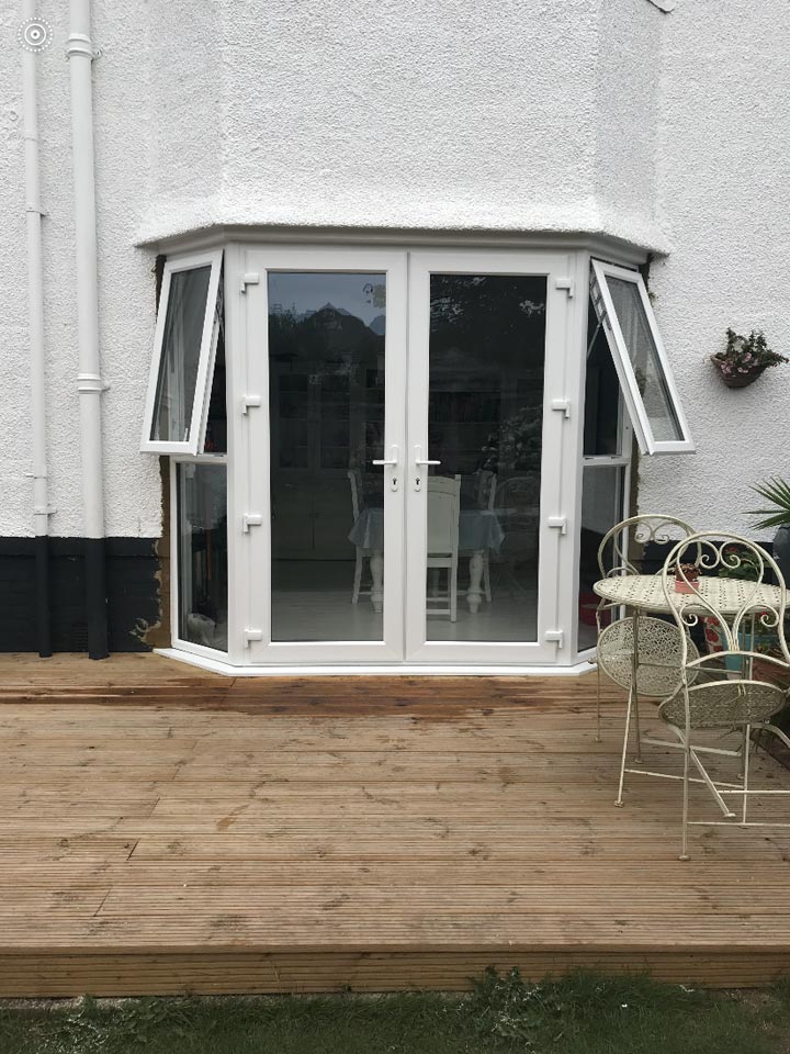 New Patio Doors fitted to House in Tuckton Bournemouth - Emerald Builders Ltd