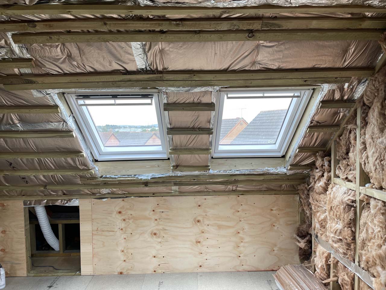 Loft Conversion Completed in Canford Heath Poole by Emerald Builders - Before Photo