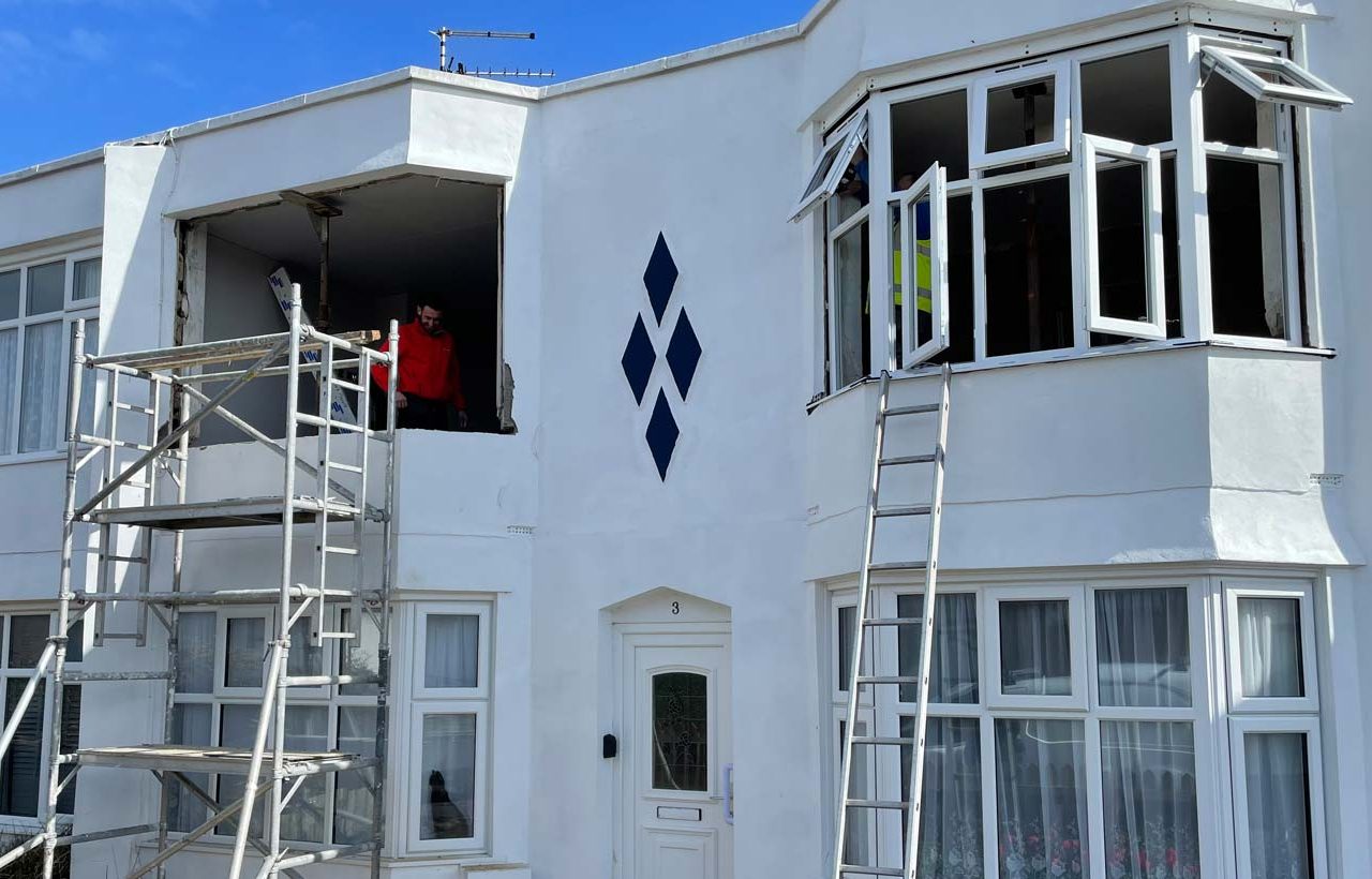 Flat Refurbishment with New Windows Fitted in Southbourne Bournemouth