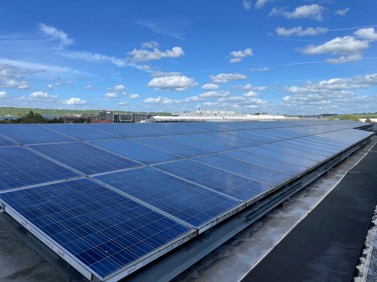 Solar Panel Repairs to Commercial Property at Oxford Business Park - Emerald Builders